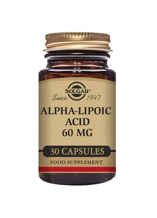 Solgar Ac.Alfa Lipoico 60 Mg 30 Vcaps-1