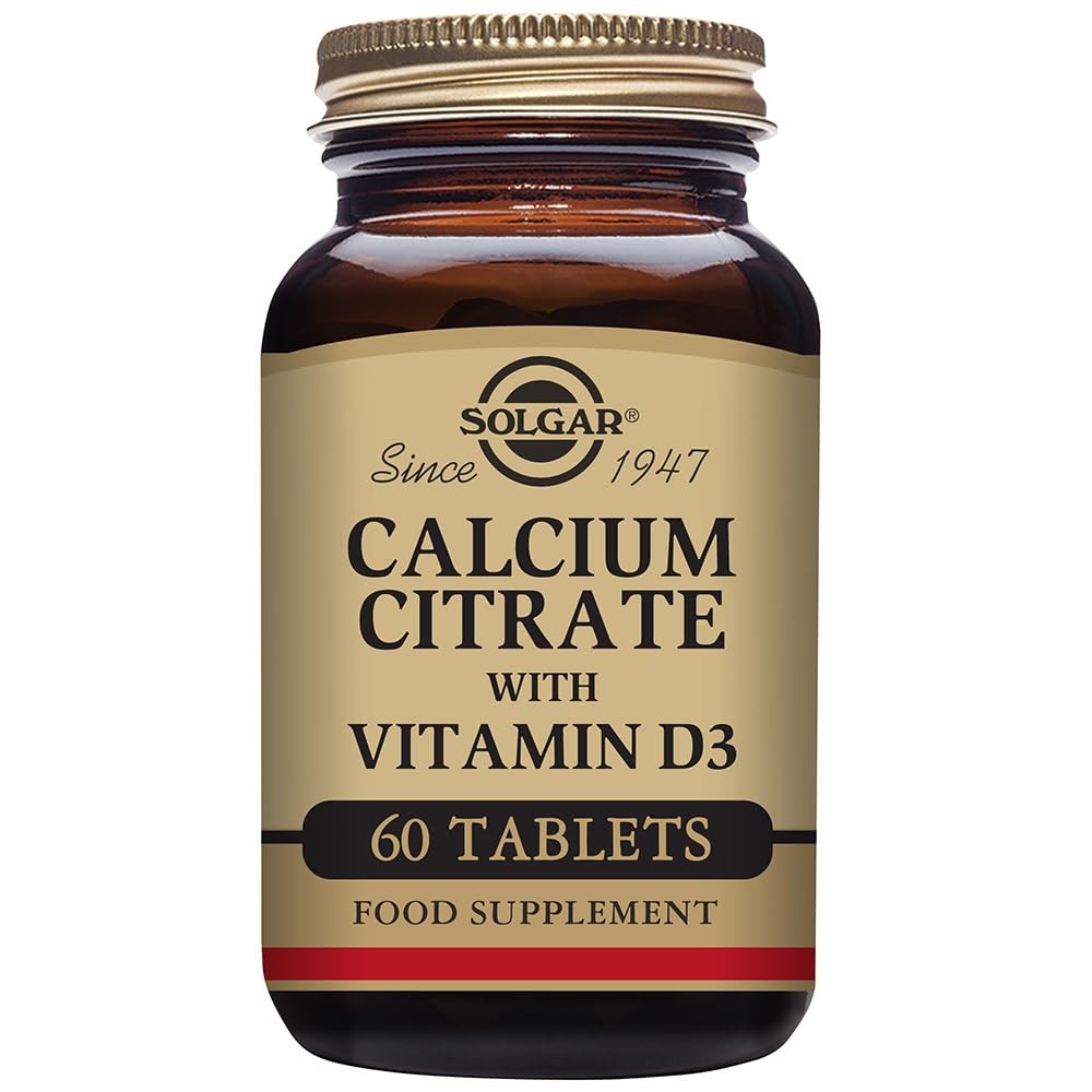 Solgar Citrato De Calcio Con Vitamina D 60 Comp-1