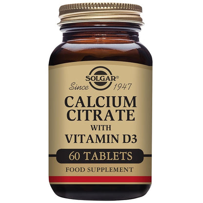 Solgar Citrato De Calcio Con Vitamina D 60 Comp-1