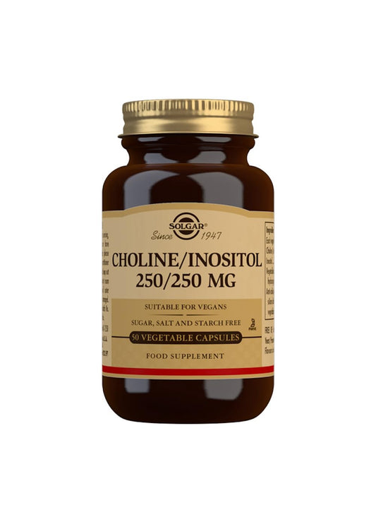 Solgar Colina/Inositol 250 Mg 50 Vcaps-1