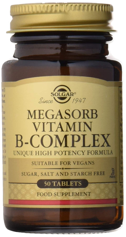 Solgar Megasorb B Complex 50 50 Comp-1
