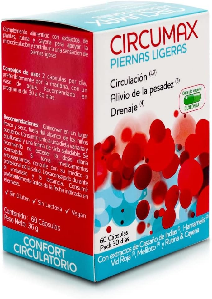 Vaminter Circumax Piernas Ligeras 60 Cap Vegetales-2