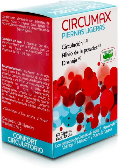 Vaminter Circumax Piernas Ligeras 60 Cap Vegetales-2