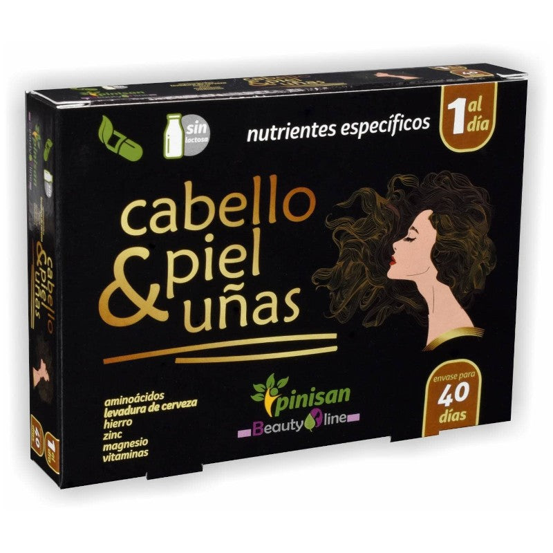 Pinisan Cabello Piel Uñas 40 Cápsulas-1