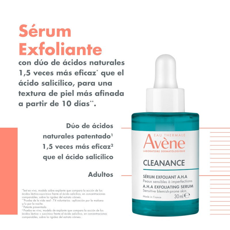 Avène Cleanance Sérum Exfoliante A.H.A. Antimperfecciones 30 ml-2