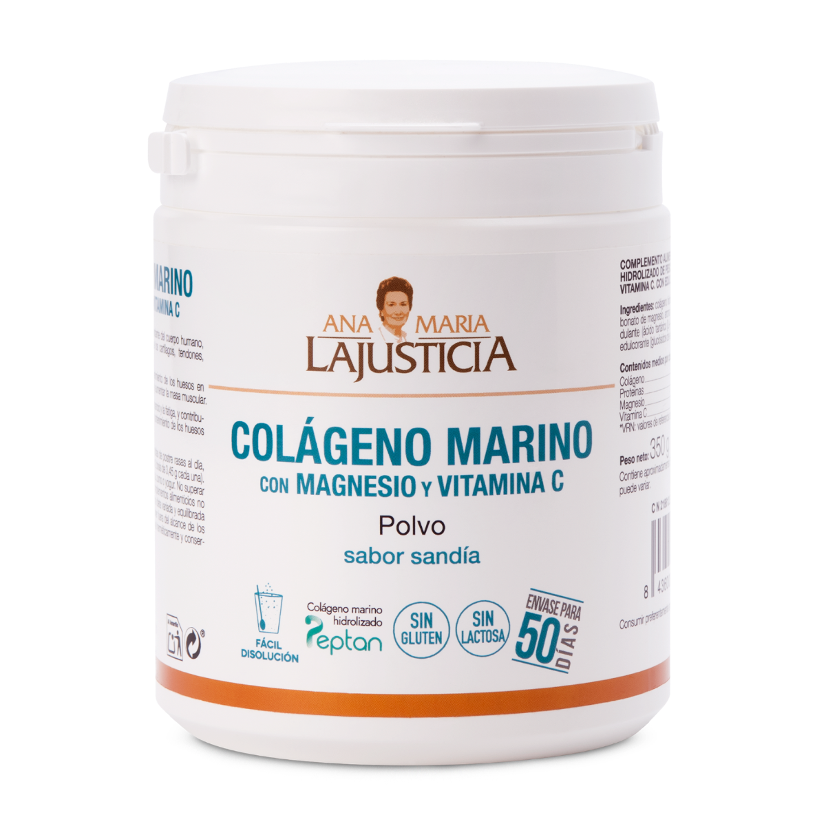 Ana María Lajusticia Colágeno + Magnesio + Vit. C Sabor Sandía 350g
