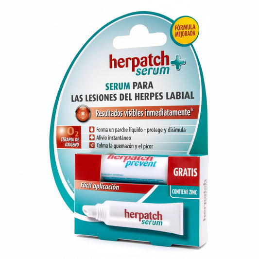 Herpatch Serum 5ml + Prevent Labial 4,8g Regalo