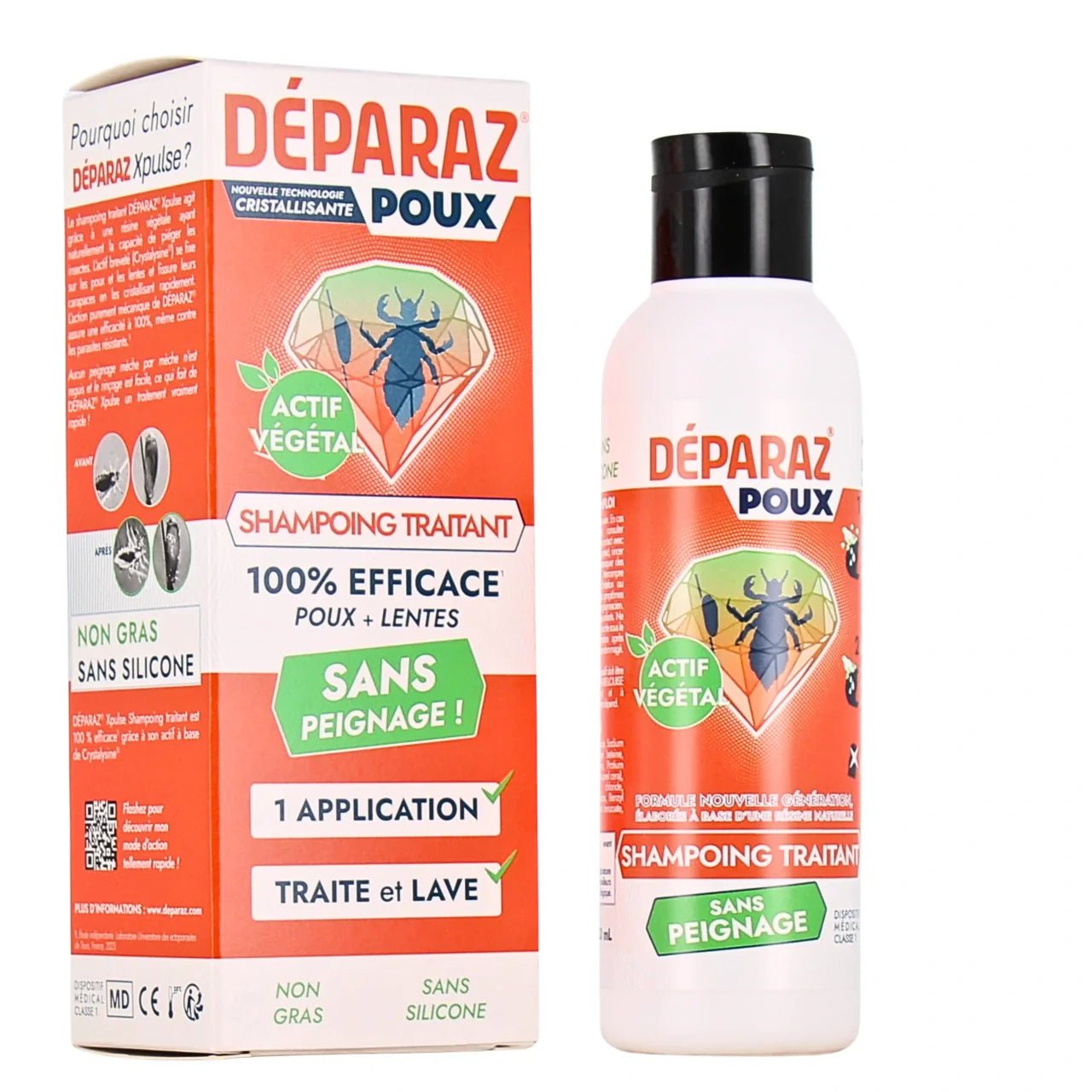 Deparaz Shampoing Traitant Xpulse 150ml