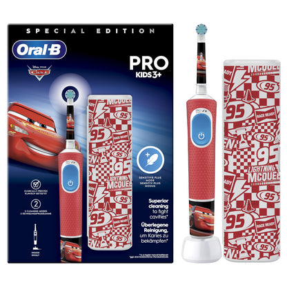 ORAL-B Cepillo Recargable Vitality Pro Kids Box Cars + Estuche-1