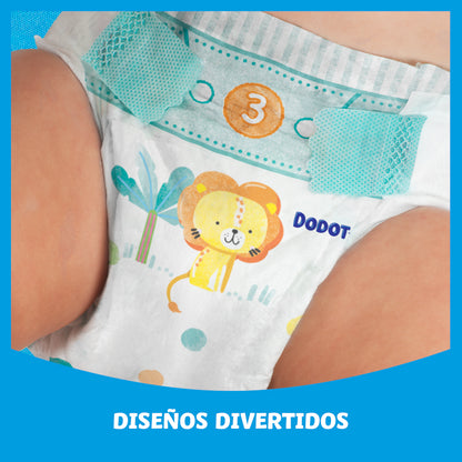DODOT Bebé Seco Extra Jumbo Pack Talla 3 (66 uds)-5