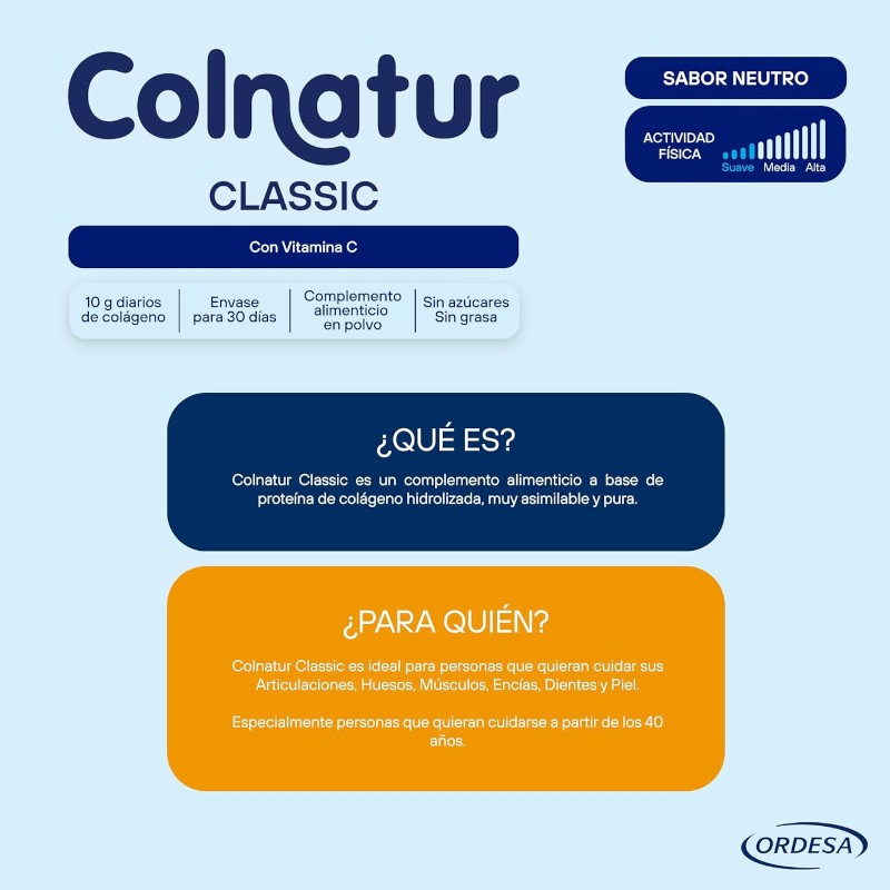 COLNATUR Classic Neutro Colágeno Soluble DUPLO 2x306g-5