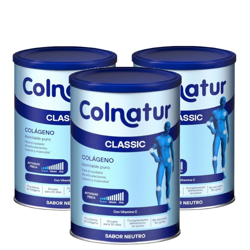 COLNATUR Classic Neutro Colágeno Soluble TRIPLO 3x306g-1