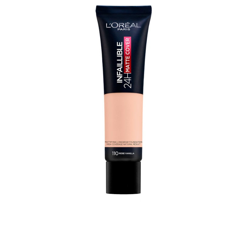 L'Oréal Paris Infaillible 32H Matte Cover Foundation 110-Rose Vanilla 30 ml-1