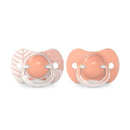 SUAVINEX Chupete SX Pro Tetina Fisiológica Silicona 18+ Meses 2 Unidades (Hoja Rosa)-3