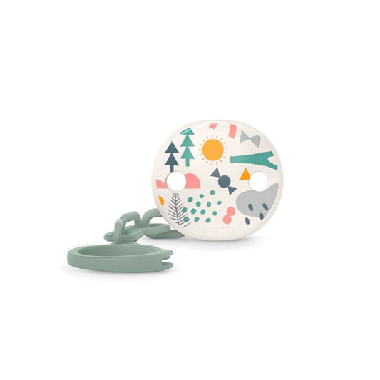 Broche décorée SUAVINEX (vert forêt)