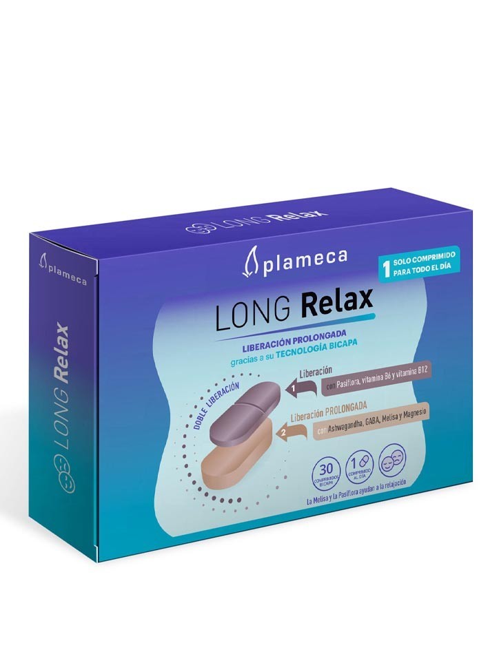 Plameca Long Relax 30 comprimidos bicapa-1