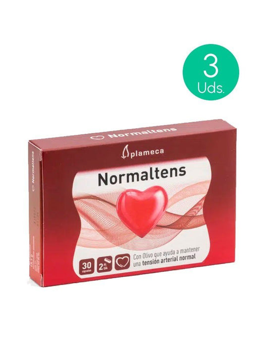Pack 3 Plameca Normaltens 30 capsulas vegetales-1