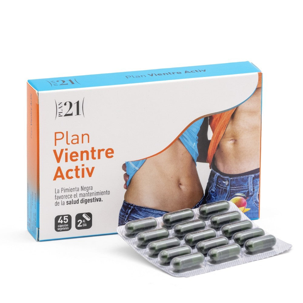 Plameca Plan Vientre Activ 45 cápsulas vegetales-1