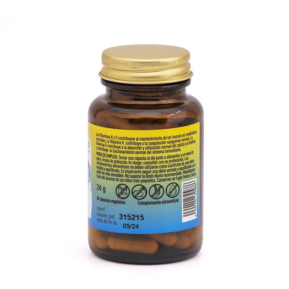 Plameca Vitamina D3 + K2 60 cápsulas vegetales-2