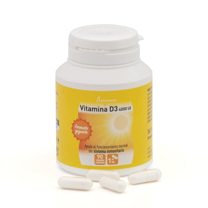 Plameca Vitamina D3 4000 Ui 90 Cápsulas Vegetales-1