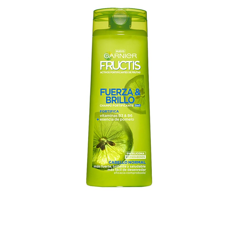 Garnier Fructis Fuerza & Brillo 2 En 1 Champú 360 ml-1