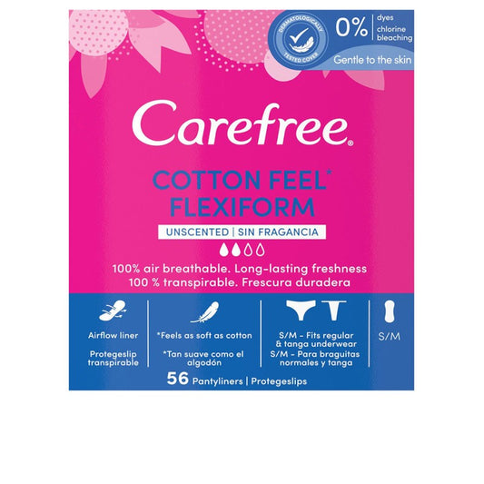 Carefree Flexiform Protector Cotton Sin Fragancia 56 U-1