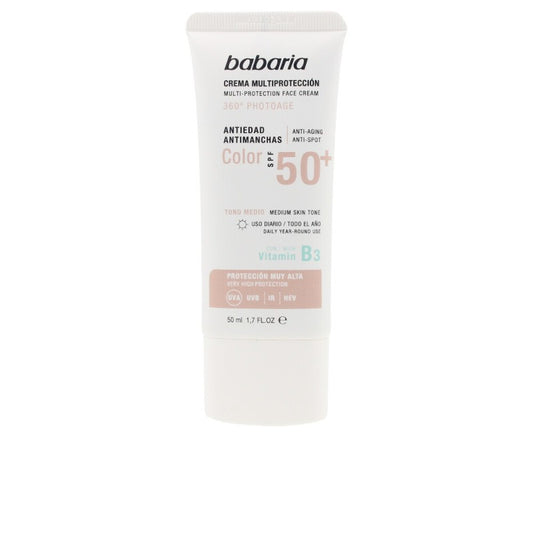 Babaria Solar Multiproteccion Crema Antimanchas Color Spf50+ 50 ml-1