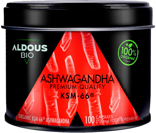Aldous Ashwagandha KSM-66 Ecológica 100% Pura-1