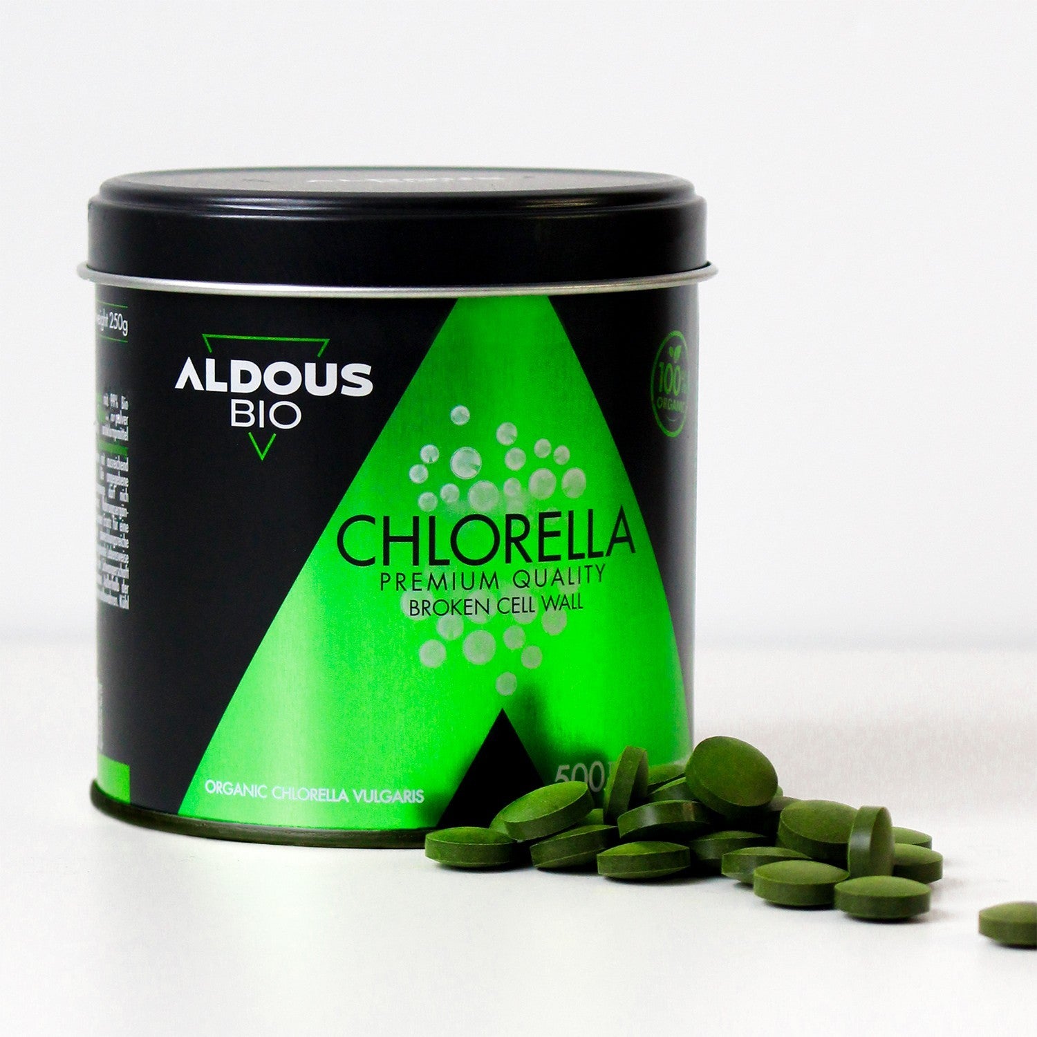 Aldous Chlorella Ecológica 1500 mg 500 comprimidos-2