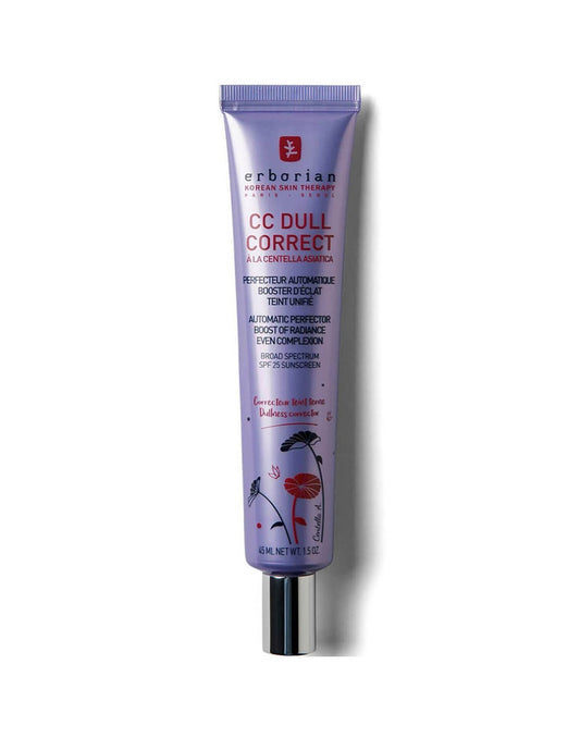 Erborian CC Dull Correct Corrector iluminador de tono violeta con PFS25-1