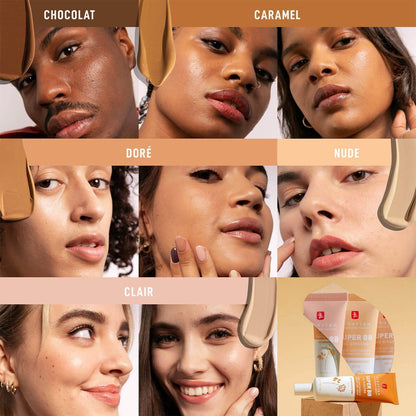 Erborian Super BB Cream - Base de maquillaje correctora de alta cobertura con FPS20 para piel irregular (Varios tonos)-4