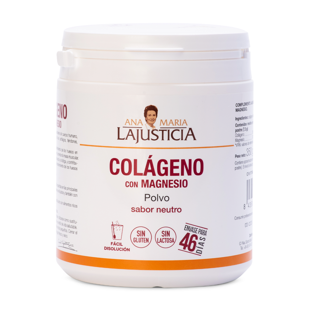 Collagène + Magnésium LAJUSTICIA 350GR Poudre