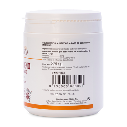 Collagène + Magnésium LAJUSTICIA 350GR Poudre