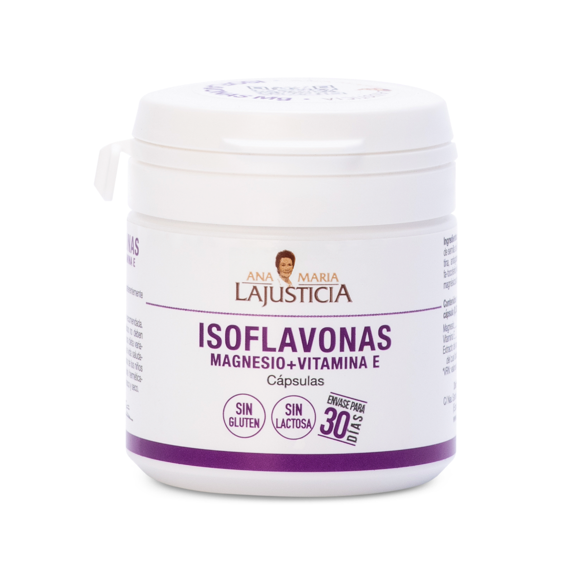 Ana María Lajusticia Isoflavonas Magnesio + Vitamina E 30 Cápsulas