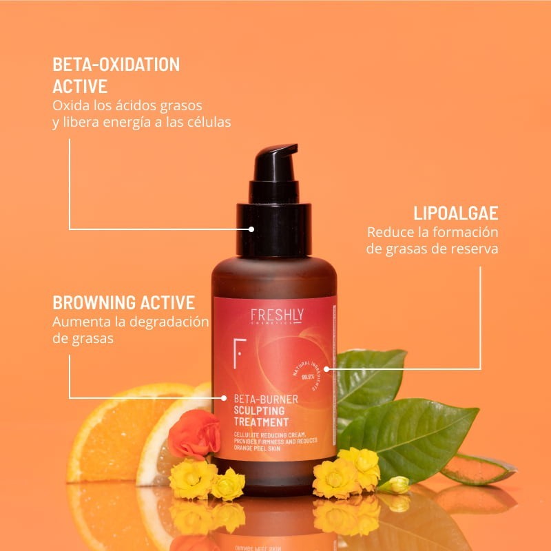 Freshly Cosmetics Beta-burner Crema Anticelulítica y Reductora 100 ml-5