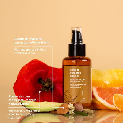 Freshly Cosmetics Golden Radiance Body Oil 100 ml-3