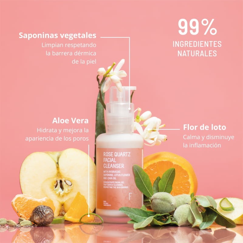 Freshly Cosmetics Rose Quartz Facial Cleanser 100 ml-2