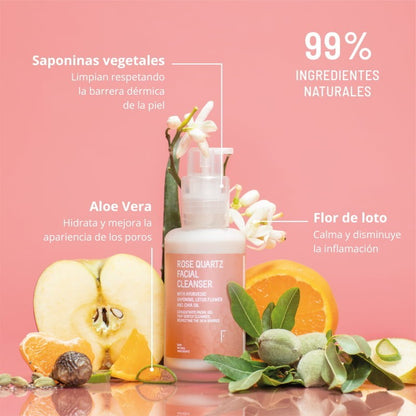 Freshly Cosmetics Rose Quartz Facial Cleanser 100 ml-2