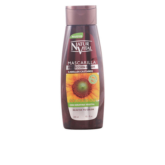 Natur Vital Mascarilla Coloursafe Castaño 300 ml-1