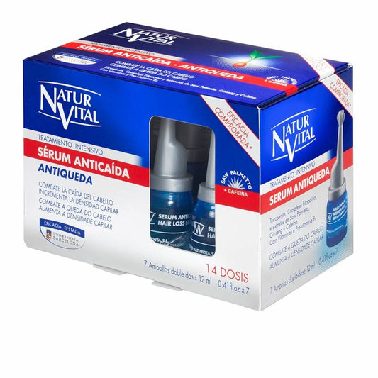 Natur Vital Serum Anticaída Tratamiento Intensivo 7 Ampollas X 12 ml-1