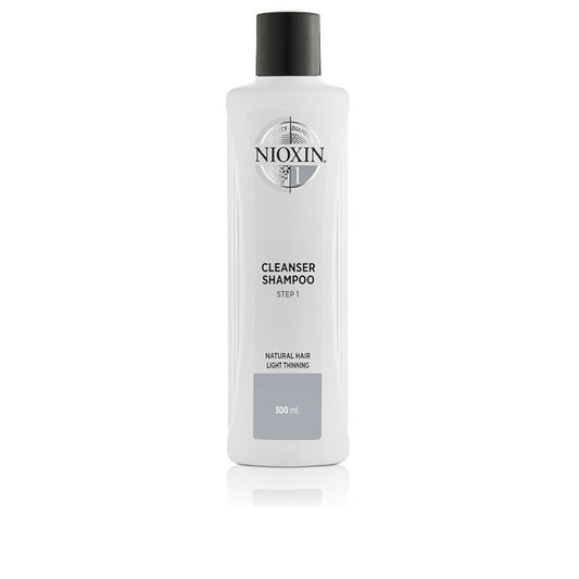 Nioxin Sistema 1 - Champú - Cabello Natural Con Perdida Ligera De Densidad - Paso 1 300 ml-1