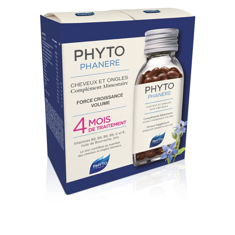 Phyto Phytophanere Complemento Alimenticio Cápsulas 2 X 120 U-1