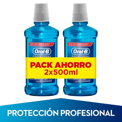 ORAL-B Pro-Expert Enjuague Bucal 2x500ml-1