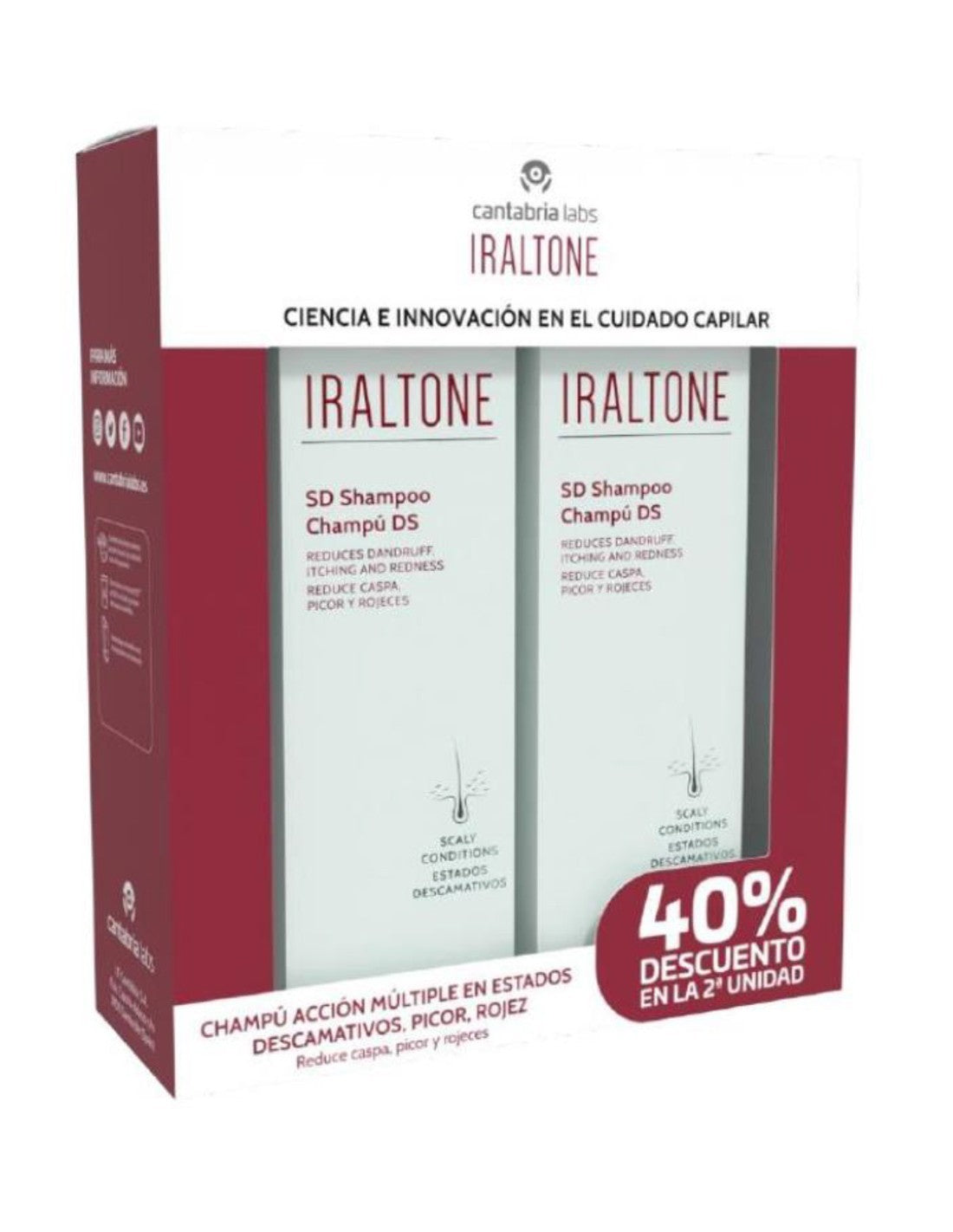 Iraltone Champú DS Pack Ahorro 2x200ml-1
