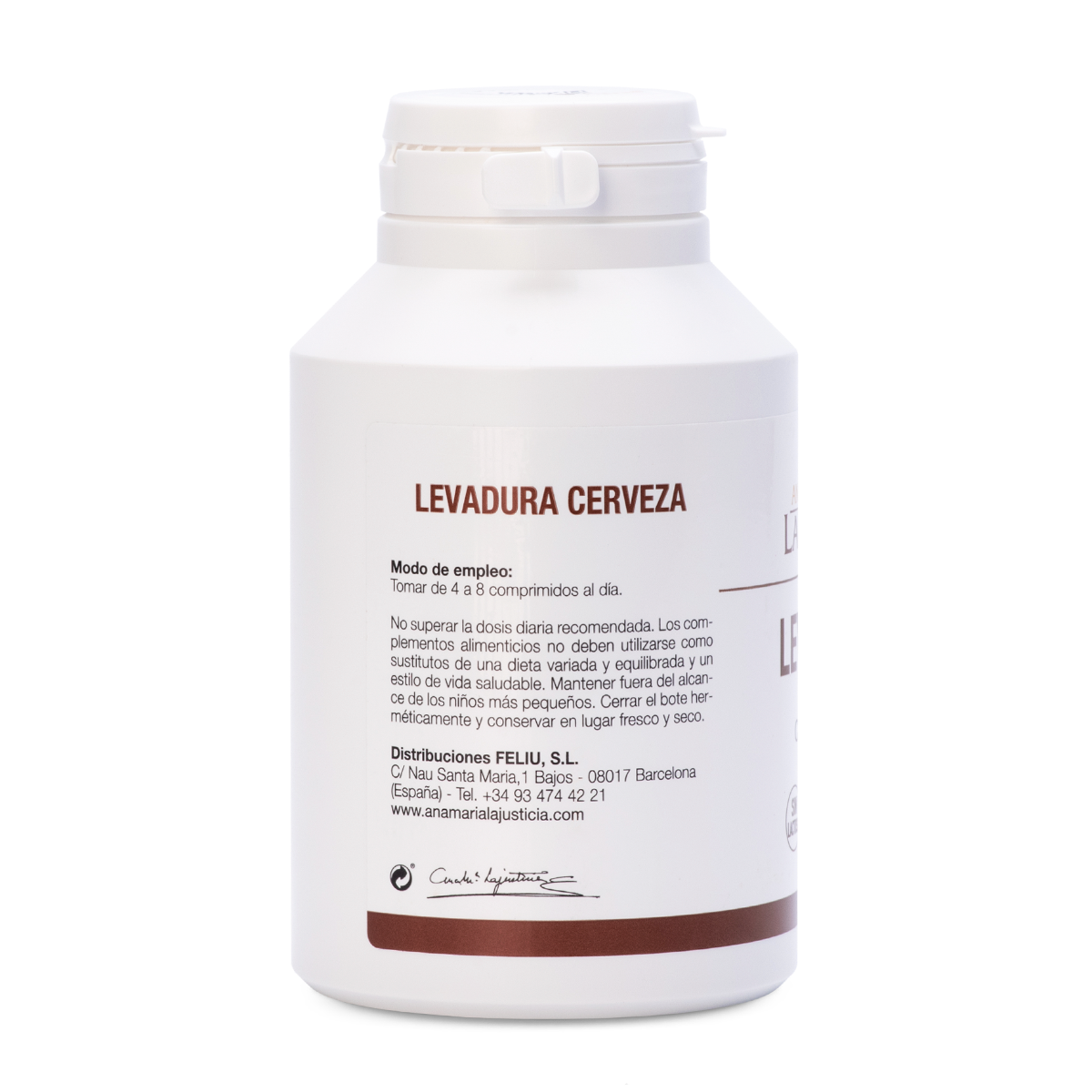 Lajusticia Levadura Cerveza 280 Comprimidos