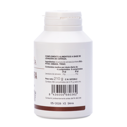 Lajusticia Levadura Cerveza 280 Comprimidos