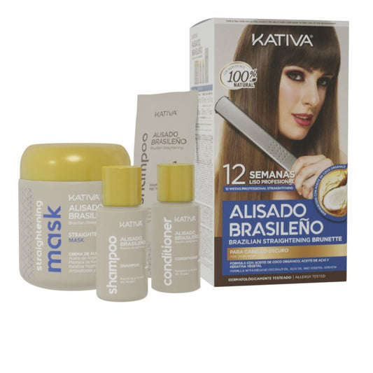 Kativa Profesional Alisado Brasileño Pro Dark Lote 6 Pz-1
