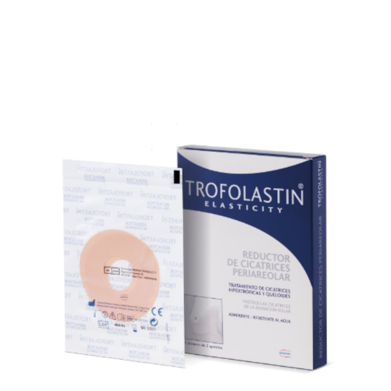 TROFOLASTIN Reductor de Cicatrices Periareolar 3x2 parches-2