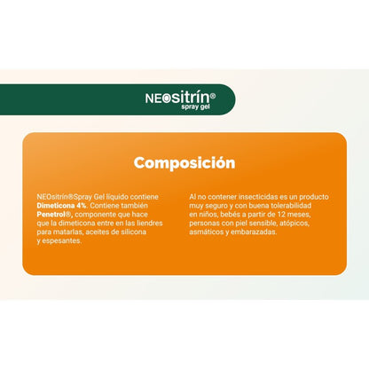 NEOSITRIN Gel Liquide Spray Anti-Poux 100 ml