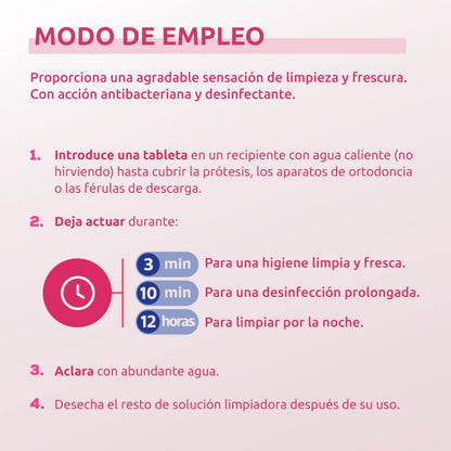CARE+ Tabletas Limpiadoras Dentaduras Postizas 30uds-4